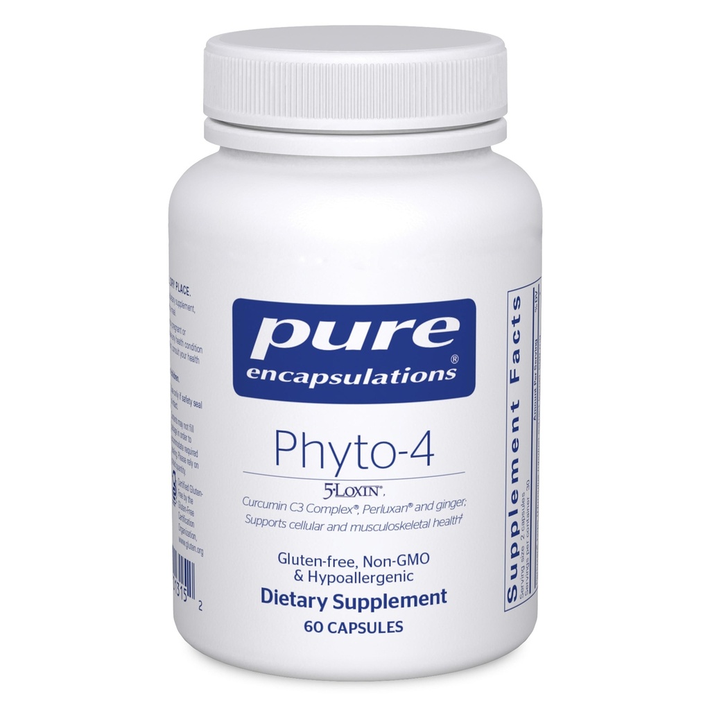 Reine Kapselungen Phyto-4 | Hypoallergene Ergänzung unterstützt Immun-, Zell- und Gewebegesundheit | 60 Kapseln