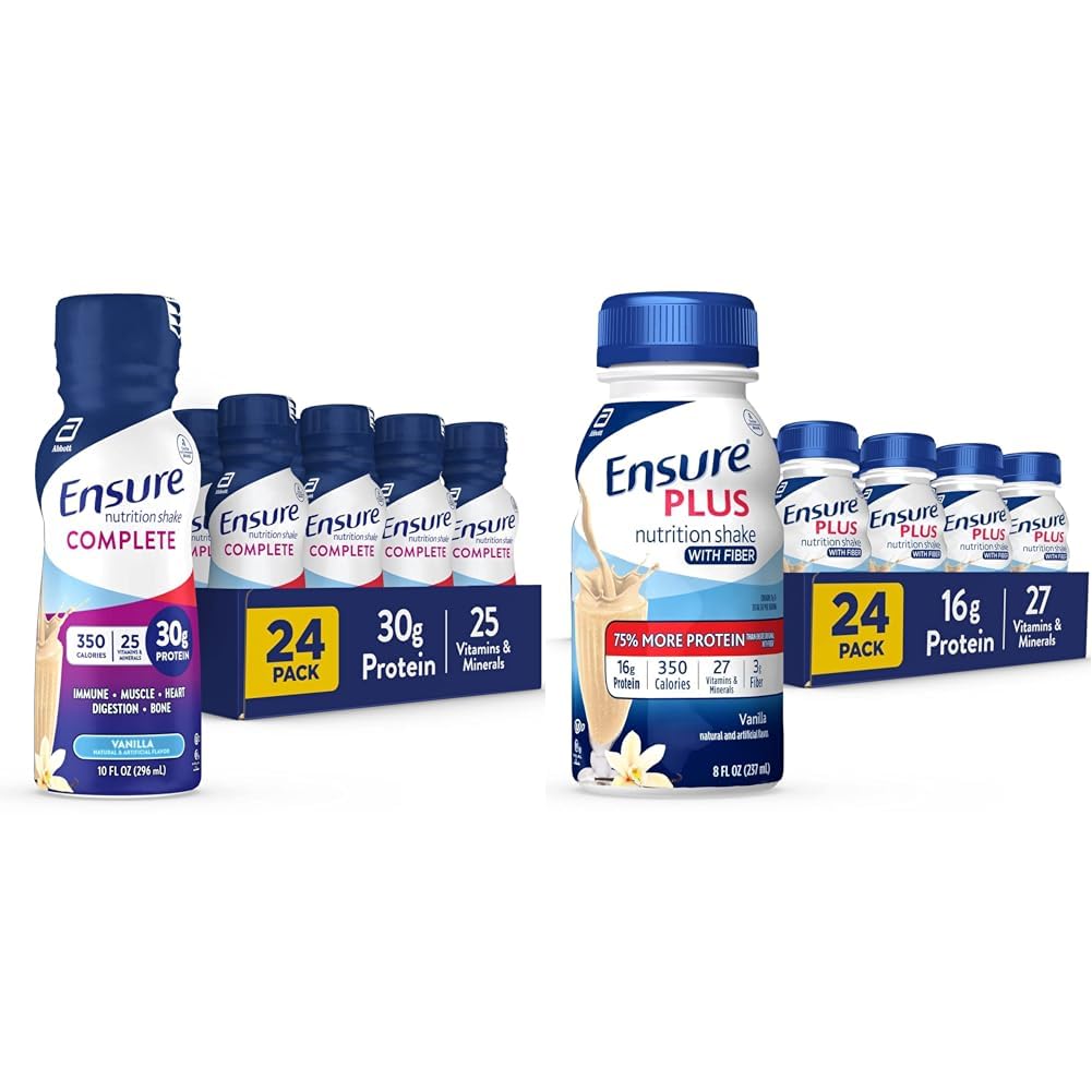 S'assurer que la nutrition complète Shake 30g de substitut de repas de protéines Shake avec des nutriments pour la santé immunitaire et assurer plus de la nutrition liquide Shake avec fibre