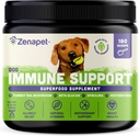 ZENAPET Dog Immune Support Premium Powder Topper, Turkey Tail, Spirulina & Beta-Glucan, Supporta un sistema immunitario sano e digestione, Human-Grade, Made in USA