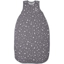 Woolino Merino Wolle und Bio-Baumwolle Ultimate Sleep Sack - 4 Saison - Zwei-Wege Reißverschluss Verstellbare Schlaftasche - Universal Größe Schlafsack für Baby (2-24 Monate) - Star Gray