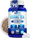 Wir mögen Vitamine Essiac Tee Kapseln - 180 Zähler Immununterstützung Ergänzung mit Burdock, Schafsorrel, Slippery Elm & Türkei Rhubarb - Echter Essiac Tee 900mg täglich Dose