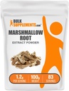 BulkSupplements.com Marshmallow Root Extract Powder - Marshmallow Root Supplement, Kräuterergänzung - Glutenfrei, 1.2g pro Servierung, 100g (3.5 oz) (Pack von 1)