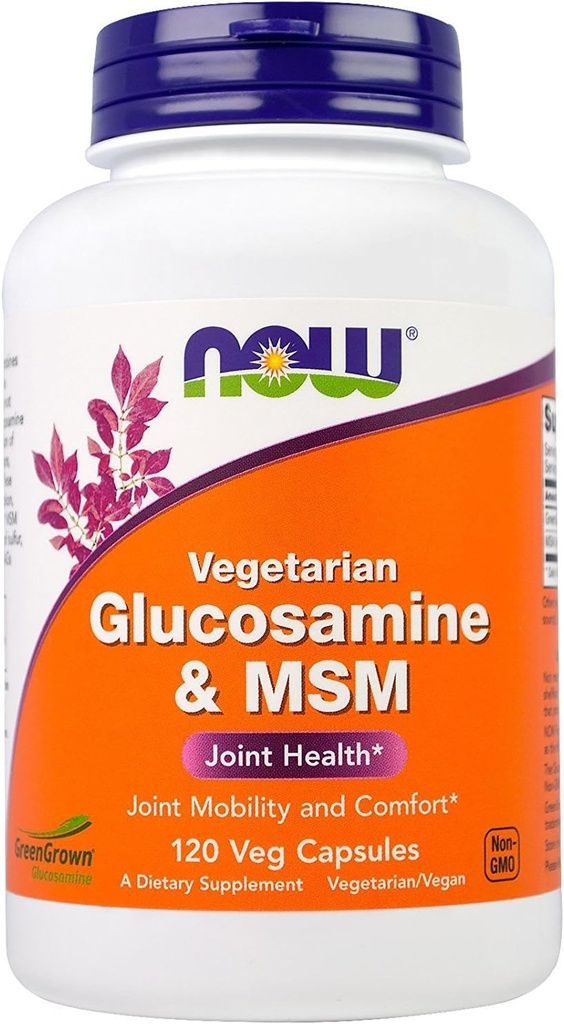 Now Foods, Glucosamine Hydrochloridevegetarian 500mg, 120 Veggie Capsules