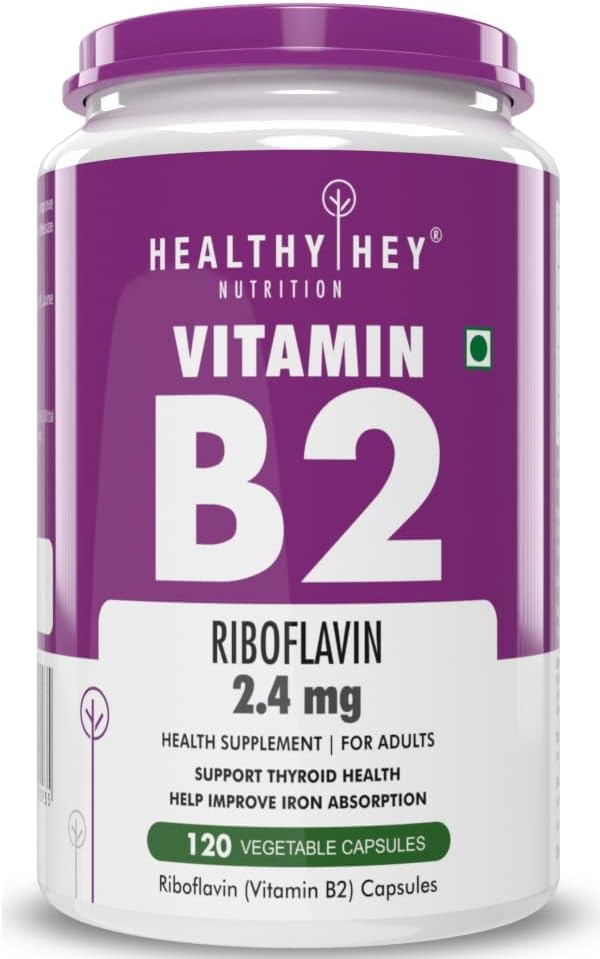 Vitamina B2 - Riboflavina - 120 capsule di veg