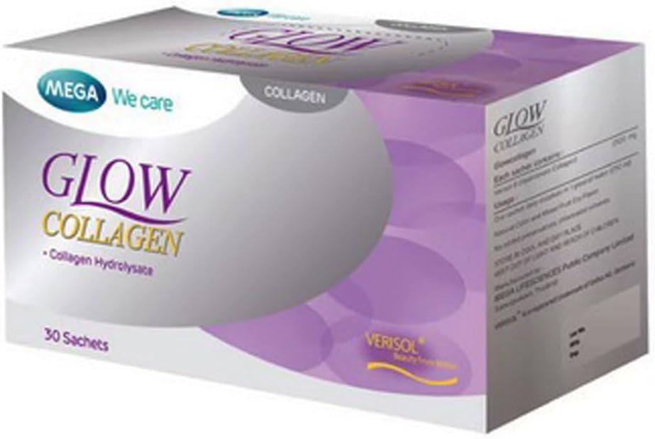 Mega We Care Glow Collagen Supplément 30 sachets