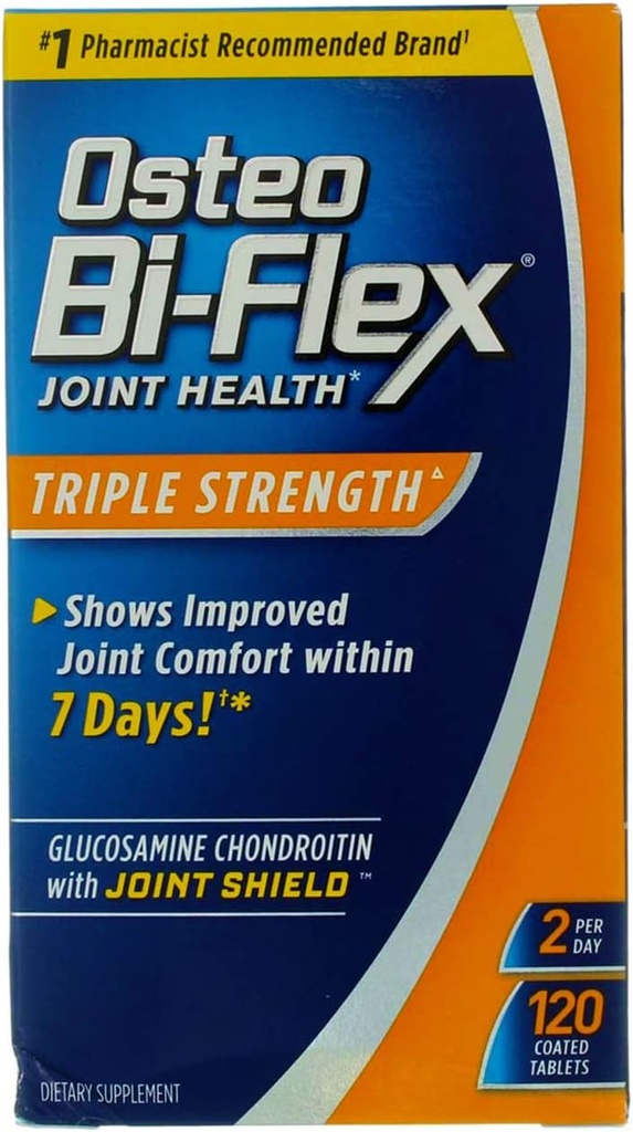 Osteo Bi-Flex Caplets Advanced Triple Strength 120 ea (Pack of 8)