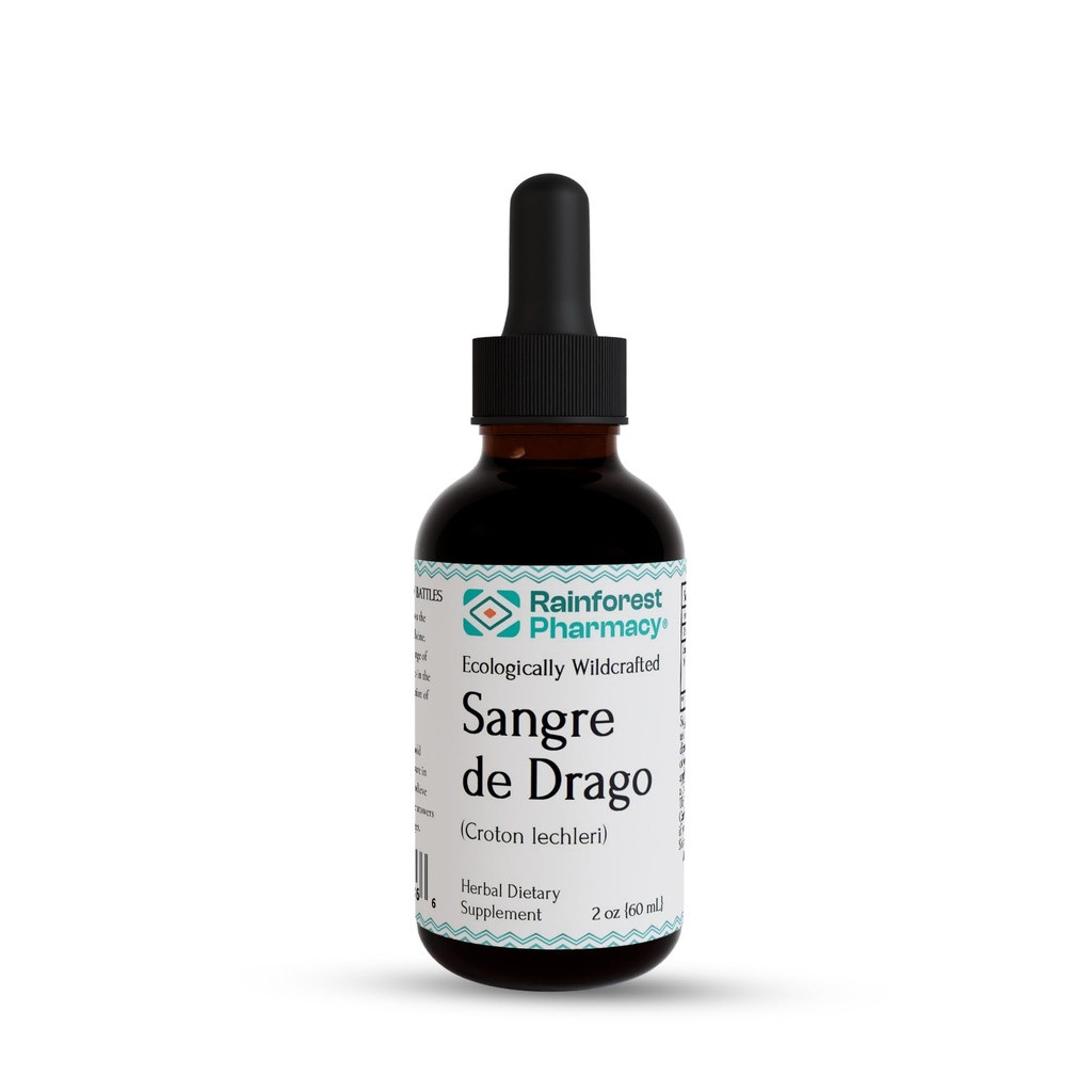 Sangre de Drago (o grado) Peruvian Dragon’s Blood Liquid (2oz) | 100% Pure Liquid Sap Ecologically Wildcrafted Croton Lechleri Dragon’s Blood for Digestive and Skin Health