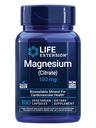 Estensione della vita Magnesio Citrato 100 mg Capsule Vegetariani, Blu, 100 Conte