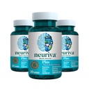 NEURIVA Plus Brain Supplemento per Memoria, Focus & Concentration + Funzione cognitiva con Nootropi clinicamente testati Phosphatidylserine e Neurofactor, VIT B6 & B12, 30 Count Capsule (3 Pack)