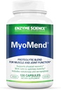 Enzyme Science Myomend – Supplément de soutien conjoint – Formulé avec Bromelain, Rutin, Nattokinase et Serrapeptase – Supplément de santé enzymatique – Vegan et Kosher - 120 Capsules