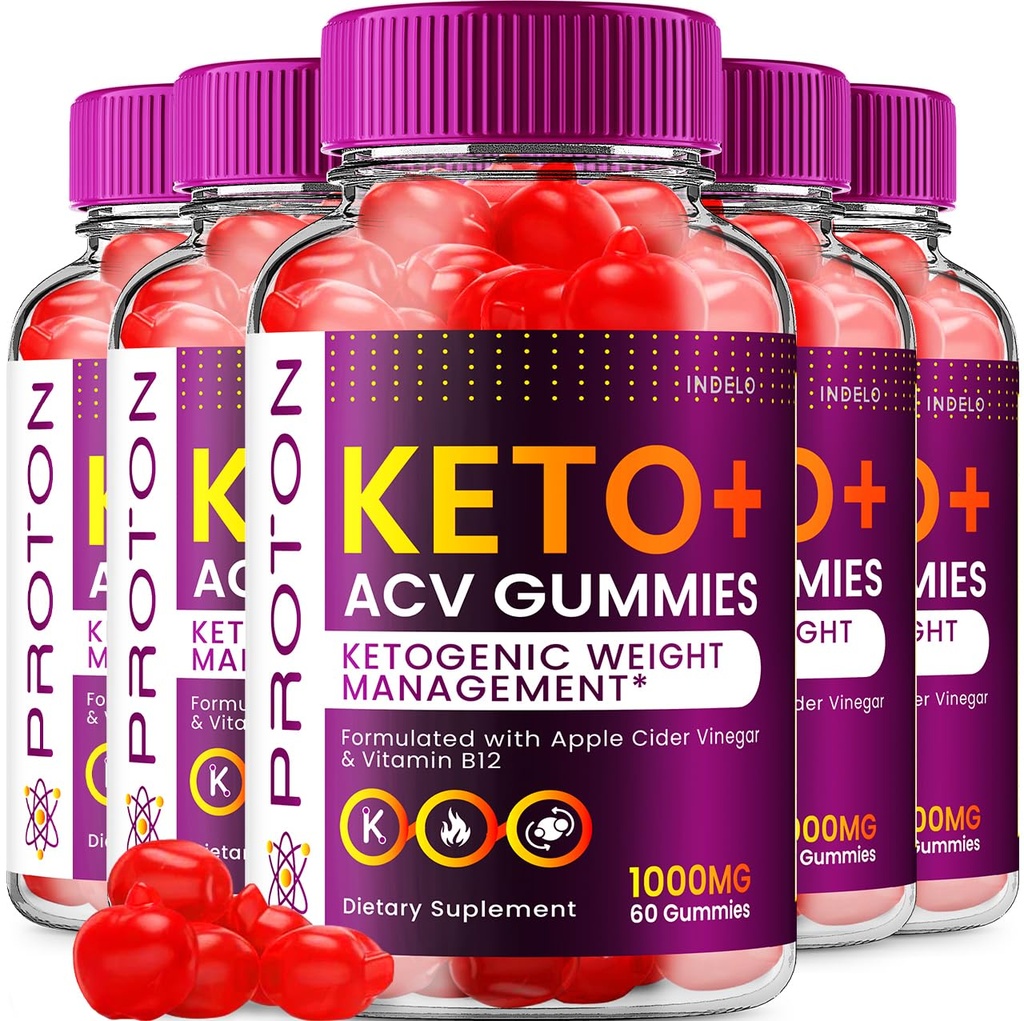 (5 Pack) Proton Keto ACV Gummies Advanced, Proton Keto + ACV Gummies 1000mg, Protein Keto + ACV Apfelegar Gummy Proton Gummies Bewertungen, Proton Keto+ACV Vitamin B12 (300 Gummi)