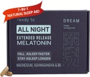 Sogno aiuto naturale del sonno per gli adulti – Supplemento del sonno con Melatonina del rilascio del tempo, Magnesio, Ashwagandha, B6 & camomilla – Non-Habit che forma vitamine del sonno – 60 capsule 11/30/25 Scadenza