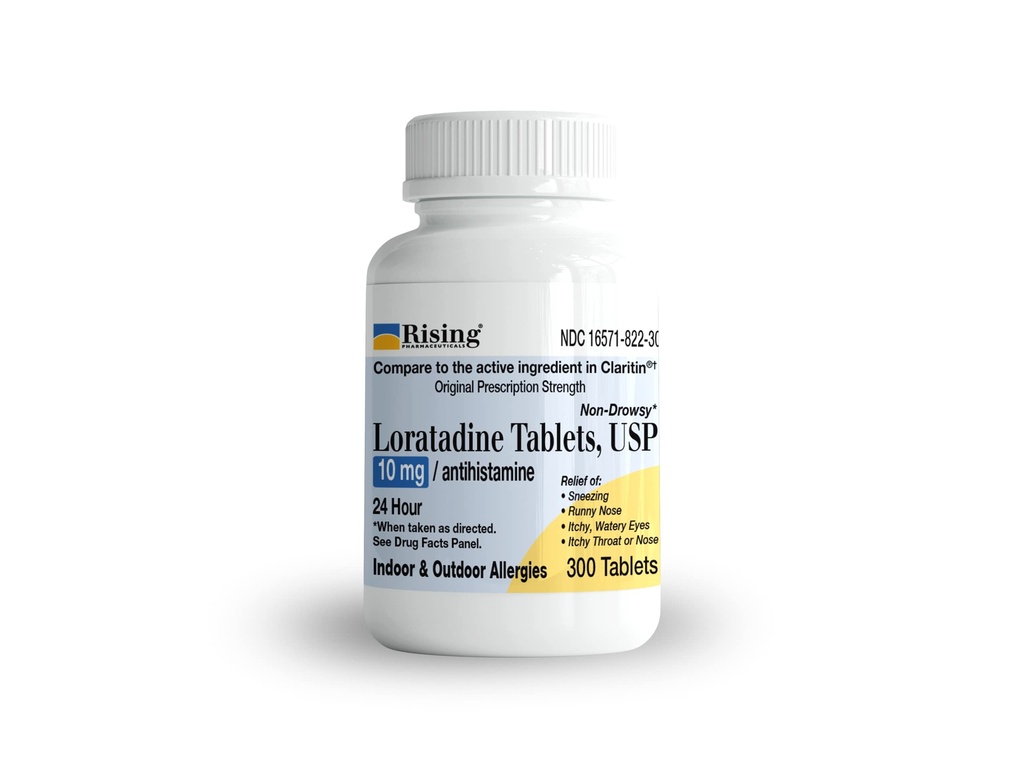Relief contre l'allergie - Loratadine comprimés 10mg - Antihistamine, produit anti-allergie - 300 Comprimés