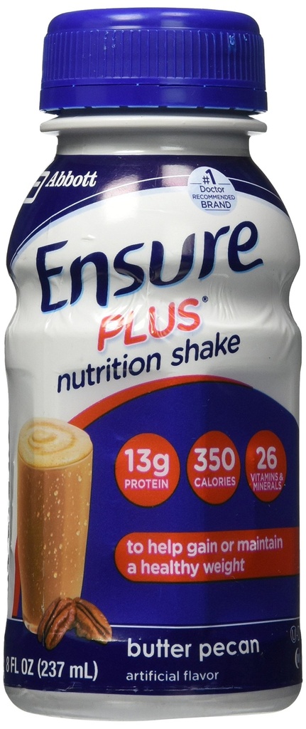 Assicurare Plus Nutrition Shake Butter Pecan Flavor (confezione di 6)