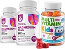 Kinder Multivitamin-Gummien 14 essentielle Vitamine und Magnesium-Gummien Sugar-Free - Tägliche Ergänzung Vitamin A, C, D, E Vegetarische B6&B12, Zink, Biotin mit Zucker-freien Magnesium-Kalk-Schauen für Kinder &amp; Erwachsene