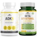 ADK 5 Vitamin Supplement + Beta Sitosterol - Natürliche Pflanzen Sterole