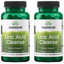 Swanson Uric Acid Cleanse - Supplemento naturale Promuovere il supporto del rene - Caratteristiche una potente combinazione di 7 erbe - (60 capsule vegetali) 2 Pack