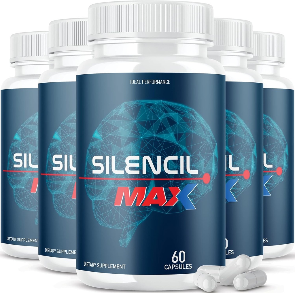 IDEAL PERFORMANCE (5 Pack) Silencil Tinnitus Max Supplemento pillole Silencio Silencile (300 capsule)