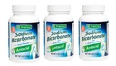 De La Cruz Pure Sodium Bicarbonate Powder – Baking Soda & Baking Powder Aluminium free Antacid for Heartburn & Indigestion – Packed in USA - 4 OZ (3 Bottles)