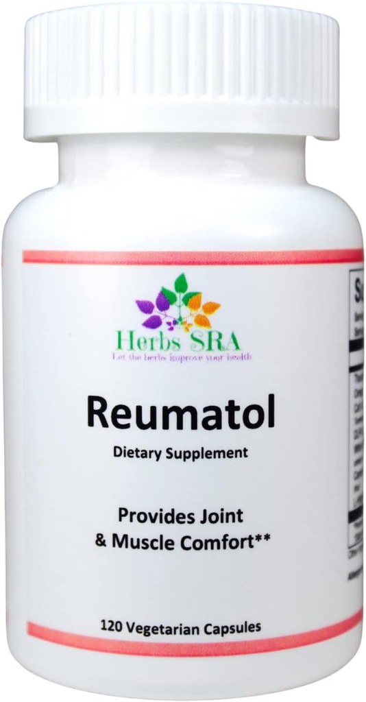 Herbs SRA- Supplément naturel pour une meilleure santé, mobilité et confort-Advanced Joint Support Formula -120 capsules végétales.