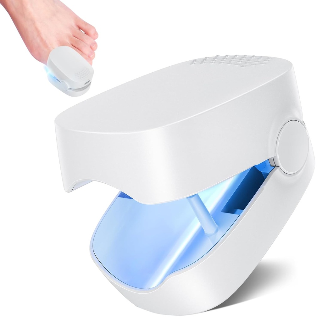 Fungus de nettoyage des ongles, Fungus d'ongle pour les ongles décolorés épais et les ongles d'ongles, nettoyant efficace des ongles rechargeables pour usage domestique