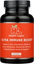 Les logiques de la santé se renforcent ! Capsules avec vitamine C, zinc, sureau, vitamine D, lysine, échinacée et extraits de champignons pour un puissant soutien immunitaire antioxydant, 60 capsules de légumes