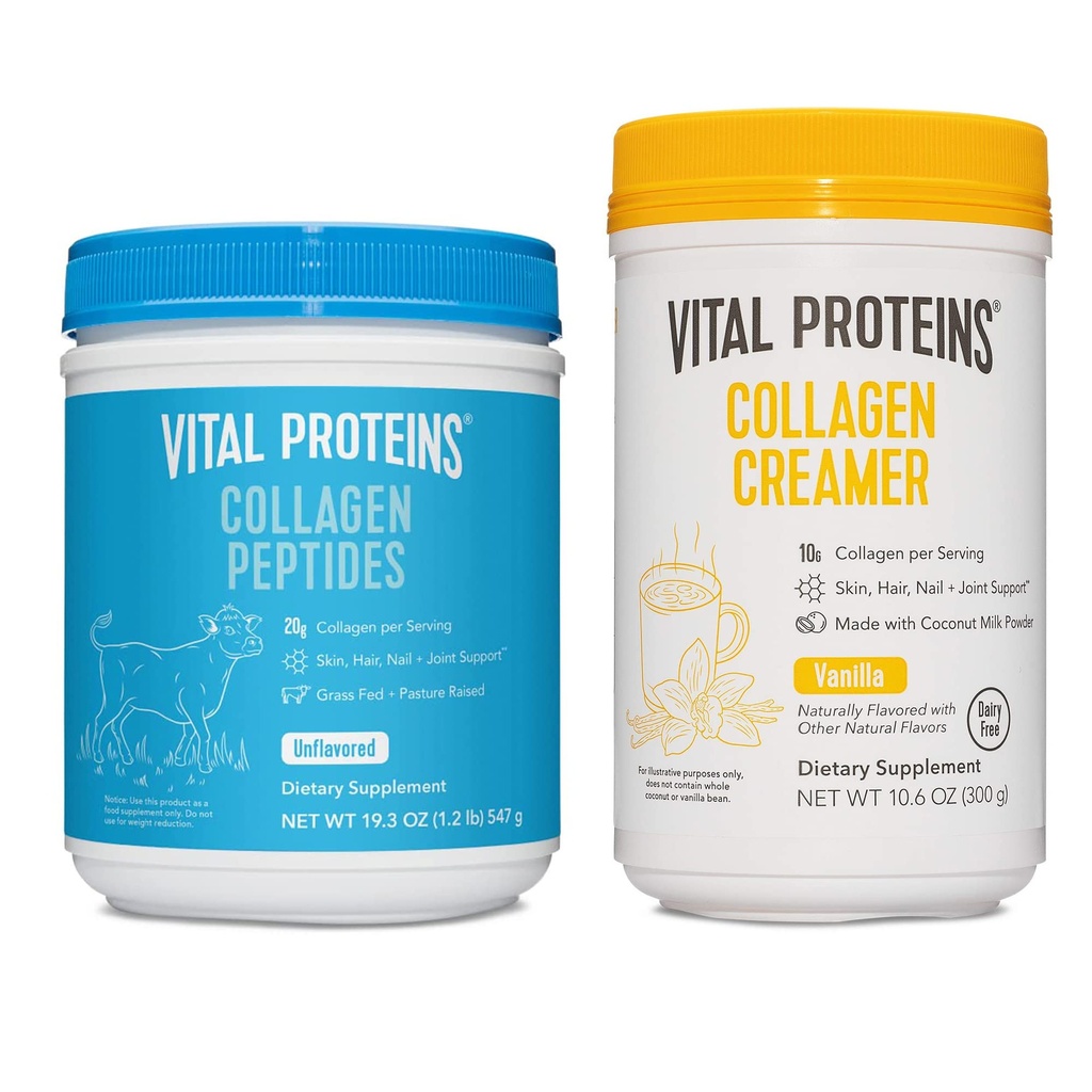 Vitalproteine Collagen Peptide Pulver entflammt 19.3 OZ Creamer Vanille