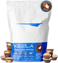 XEELA Plant Based Vegan Protein Powder - Indipendente testato - 25g Alta Proteina, Pea Protein per Uomo & Donne - Vitamine & Minerali, Non OGM, Latticini & Gluten Free, LowCarb & LowFat (Peanut Butter Cup)