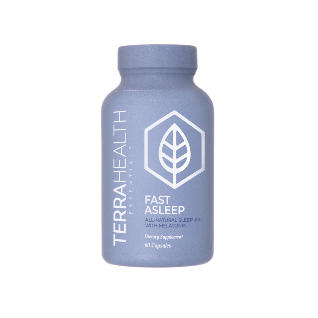 Terra Heath Essentials Dormez rapidement - Soutien du sommeil, aide avec l'insomnie et l'agitation - Tout naturel, 30 jours d'approvisionnement