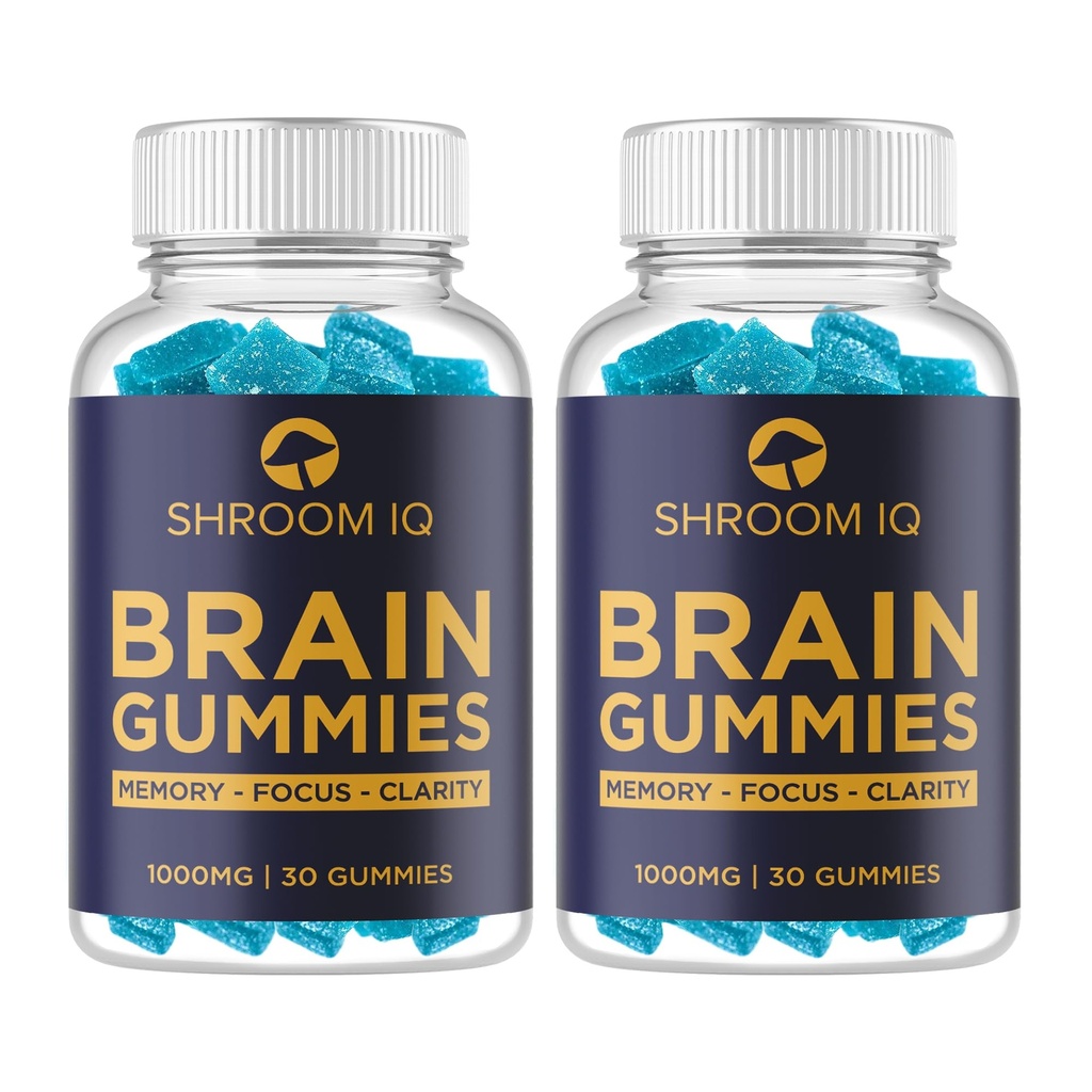 Gehirn Ergänzungen für Gedächtnis und Fokus - Nootropic Gummis für Psychische Gesundheit und Gehirn Booster