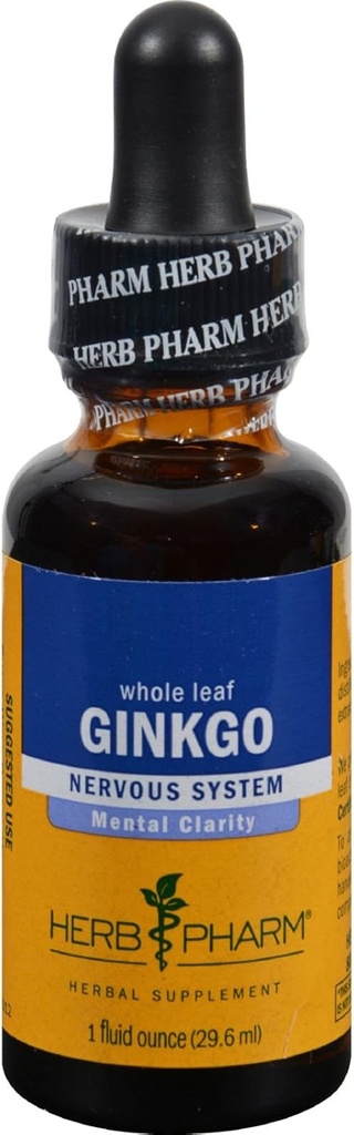 Herb Pharm Ginkgo Système nerveux - 1 fl oz