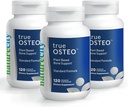 NatureCity True-Osteo Plant-Based Supplement per Bone Strength | AlgaeCal Calcium & Magnesium, Vitamina D3, Vitamina K2, Silicon| Gentle on Stomach (360 capsule)