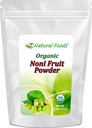 Z Natural Foods Noni Fruit Powder - Organic Raw Non-GMO Gluten-Free Superfood - Unterstützt gesunde Verdauung & Energie - Verpackt mit essentiellen Nährstoffen & Antioxidantien - Mix mit Getränken & Rezepte, 5 lb