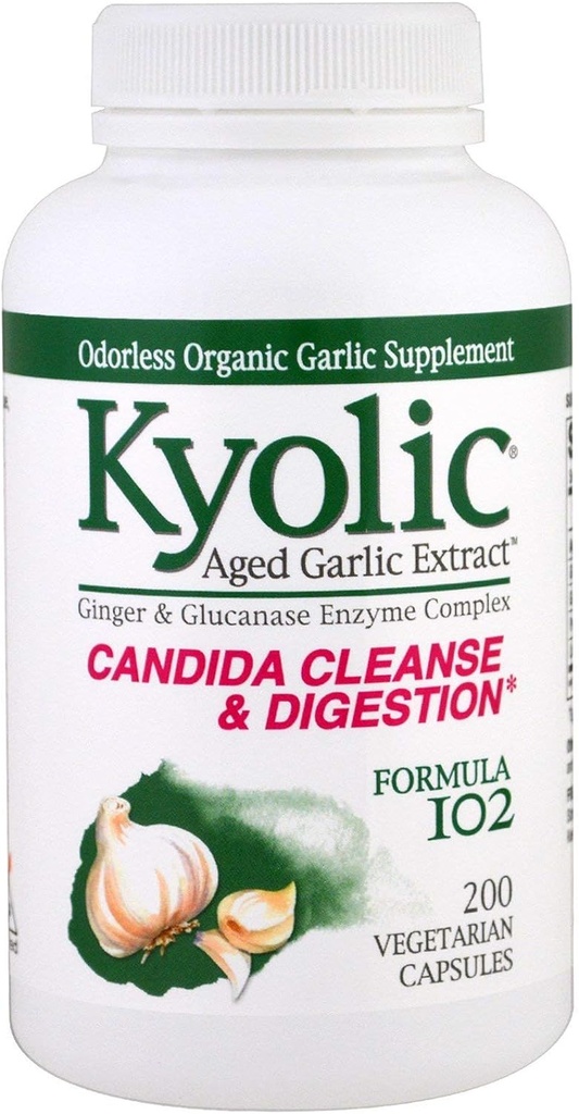 Kyolic #102 Knoblauch W/Enzyme Veg 200 Cap