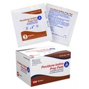 Dynarex Povidone-Iodine Prep Pads, Saturated with Povidone Iodio 10%, Medical-Grade Antiseptic Wipes Usato per Prepping Prior Minor Procedures, Medium, 1 Case of 100 Prep Pads