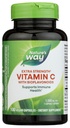 Natura Via Extra Forza(1) Vitamina C con Bioflavonoidi, Supporta la Salute Immune*, promuove la produzione di collagene per la pelle sana*, 1.000 mg per capsula, 100 capsule vegane (Packaging May Vary)