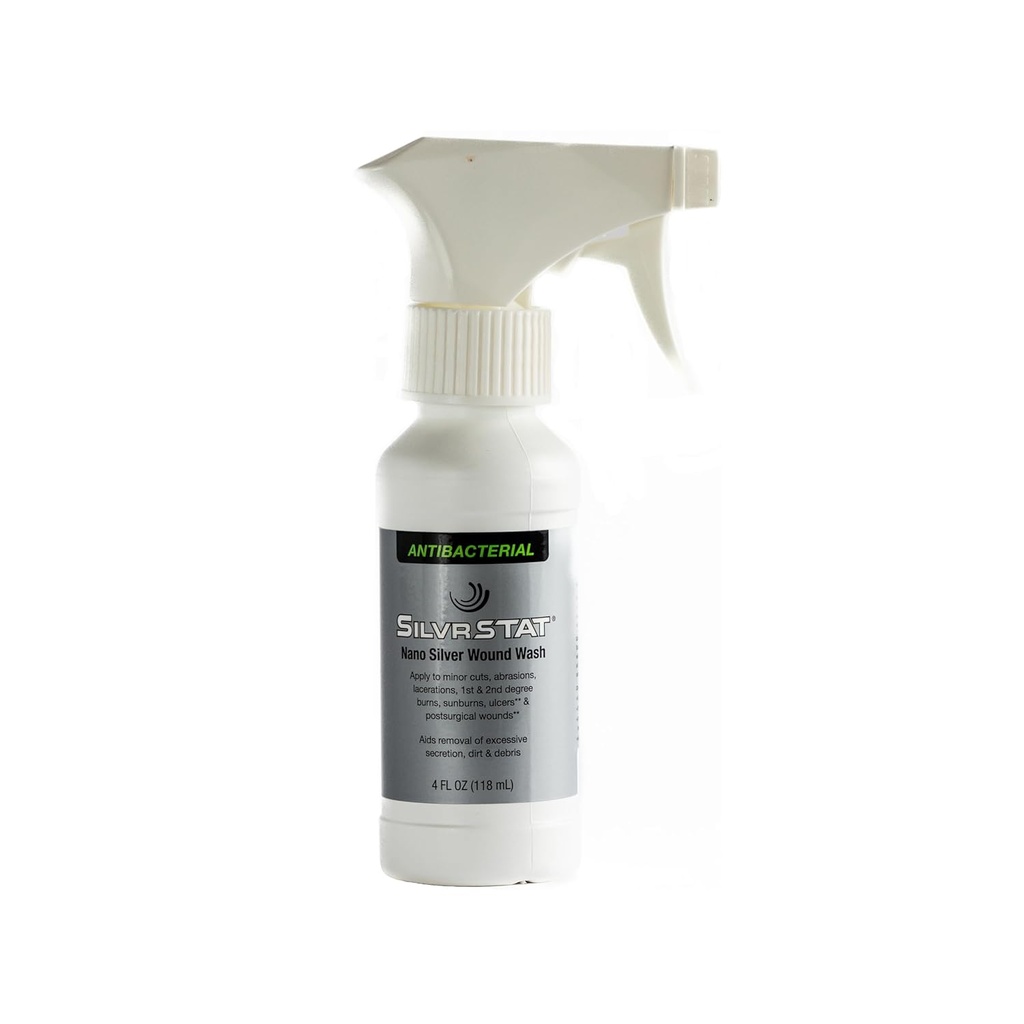 SilvrSTAT Nano Spray per lavabo in argento | Debride & Fine Mist Spray | 4 fl oz
