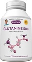 ANDREW LESSMAN Glutamina 500 mg - 60 capsule - Aminoacido Free Form. Supporta il muscolo scheletrico, la salute Gastrointestinale. Mantiene reni sani, fegato, cuore, cervello. Capsule facili da asporto.