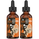 Drops complexes de champignons liposomiques 2000 MG - 20 extraits biologiques de champignons - Formule liquide avancée pour l'immunité, la cognition et la mémoire - Lions Mane Supplément, Reishi, Cordyceps, Chaga, 60 portions