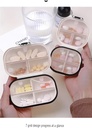 Pretty Pill Organizer Pill Box e 7 grandi scomparti per tenere le vitamine Cod Liver olio Integratori di farmaci e gioielli ecc. (bianco di latte)