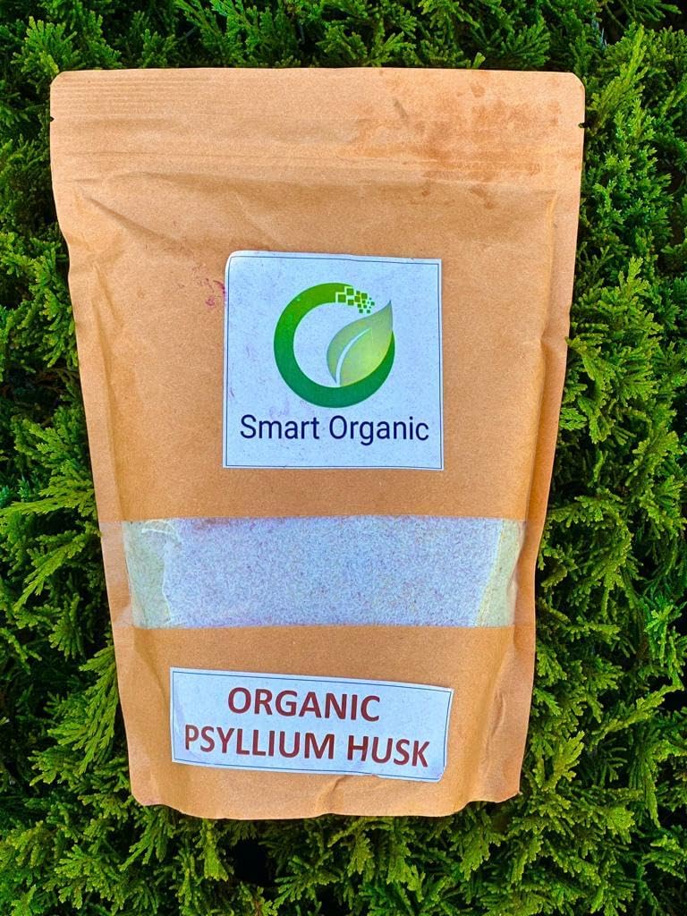 Bio Psyllium Husk, Keto Friendly, Vegan, Glutenfrei, USDA Certified Organic, Non-GMO, lösliche & unlösliche Faserquelle 16 Unze (16 Unze)