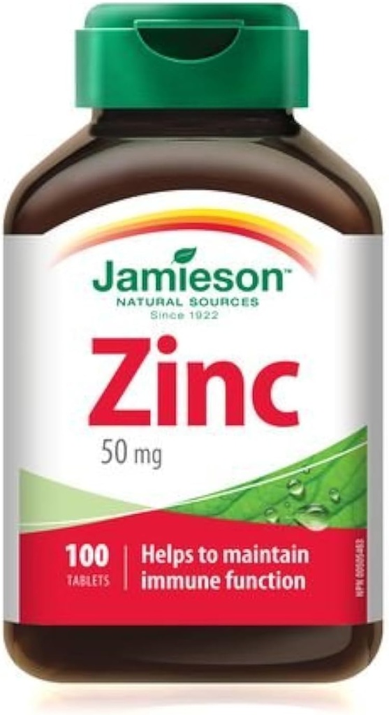 Jamieson Zinc 50 mg, 100 compresse