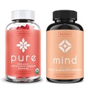 Aceto di sidro di mele puro WellPath con Madre Gummies & Mind Brain Supplemento con Lion's Mane - Supporta Focus & Memory, 60 Ct Ogni