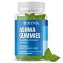 Ashwagandha Gummies für Stress & Mood-Unterstützung - Vegan, Non-GMO-Ergänzung für Ruhe und Entspannung - Withania Somnifera für verbesserte Schlafqualität & Emotional Balance - 1-Monats-Versorgung, Erdbeer-Flamvor