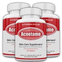 3 Pack- Integratori di vitamina per il trattamento dell'acne- Compresse di brufoli per eliminare la pelle grassa per le donne, gli uomini, gli adolescenti e gli adulti