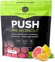 SFH Pousser la poudre avant l'entraînement (Fruit Punch) BCAAs pour la réparation musculaire.