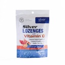 Argent Biotique Colloïdal Argent Lozanges 60 ppm ArgentSol Ag4O4 Technologie , Immmune Support + Gorge Apaisant , Orange Vitamine C , 21 Compte
