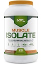MFL 100% Isolate Protéine l 30g de Protéine l 12g Acides aminés l Keto Friendly l Faible Carbs l 2 lbs.