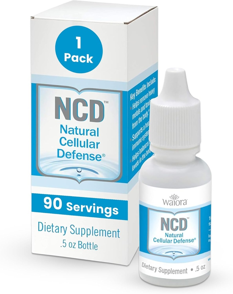 Waiora NCD Zeolite Liquid Drops – Pure Zeolite Binder für Immune Boost, Gut Cleanse, pH Balance, beste flüssige Ergänzung für Männer und Frauen, pH Balance, Reinigungstropfen (0,5oz, 90 Servierungen)