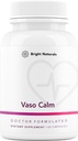Vaso Calm - Supplément pour équilibre sanguin sain - Caractéristiques Extrait d'ail fermenté, de céleri et de graines de raisin, d'hibiscus et de vitamine K2 - Fabriqué aux États-Unis